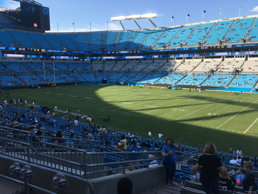5 Photos Bank Of America Stadium Seating Chart Silver Club And Review 