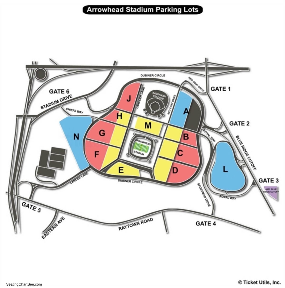 Arrowhead Stadium Seating Chart Pictures Directions And History