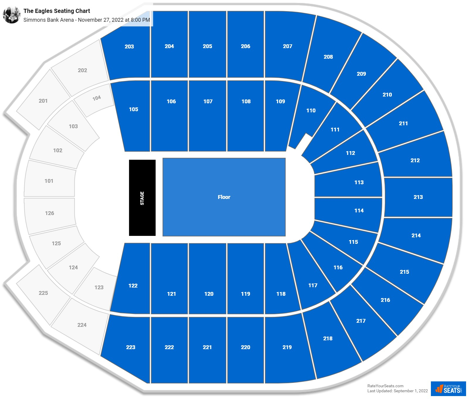 Simmons Bank Arena Seating Chart RateYourSeats