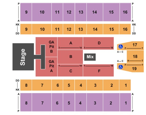 Big Arena Huntington Wv Seating Chart