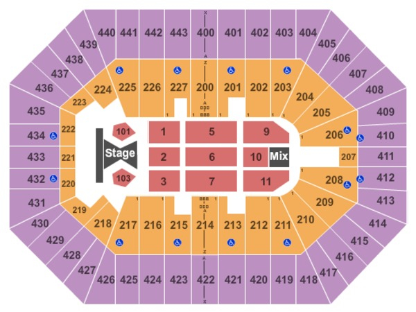 BMO Harris Bradley Center Tickets In Milwaukee Wisconsin Seating