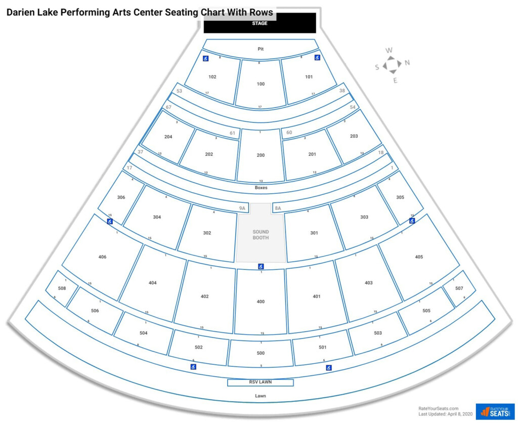 Darien Lake Concert Venue Seating Chart Cabinets Matttroy