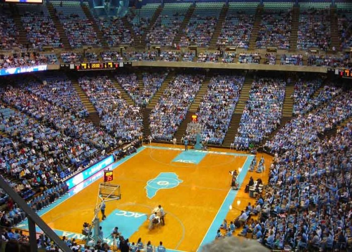 Dean Smith Center Chapel Hill Dean Dome Capacity Seating Chart