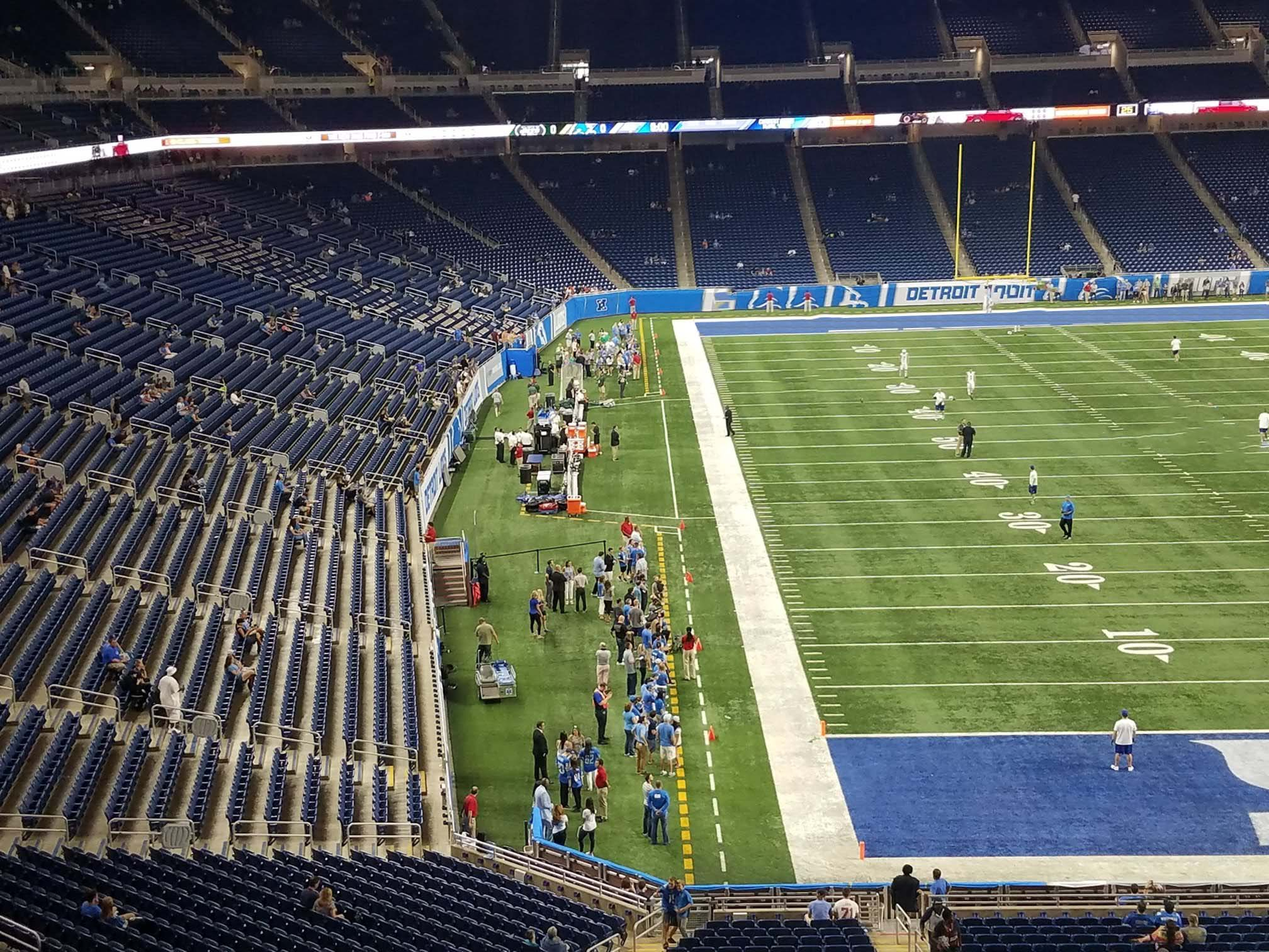 Detroit Lions Seating Guide Ford Field Rateyourseats Seating