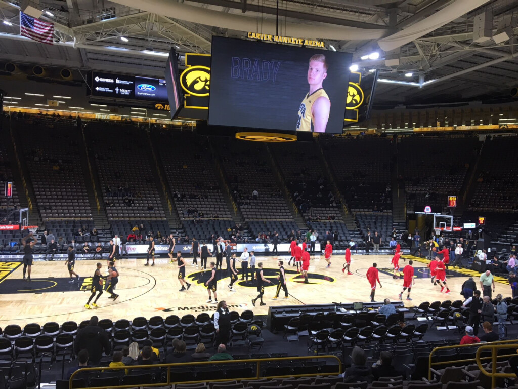 Great View Of The Court Carver Hawkeye Arena Section N Review 