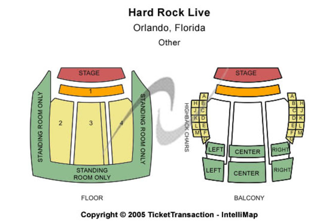 Hard Rock Live Tickets In Orlando Florida Hard Rock Live Seating 