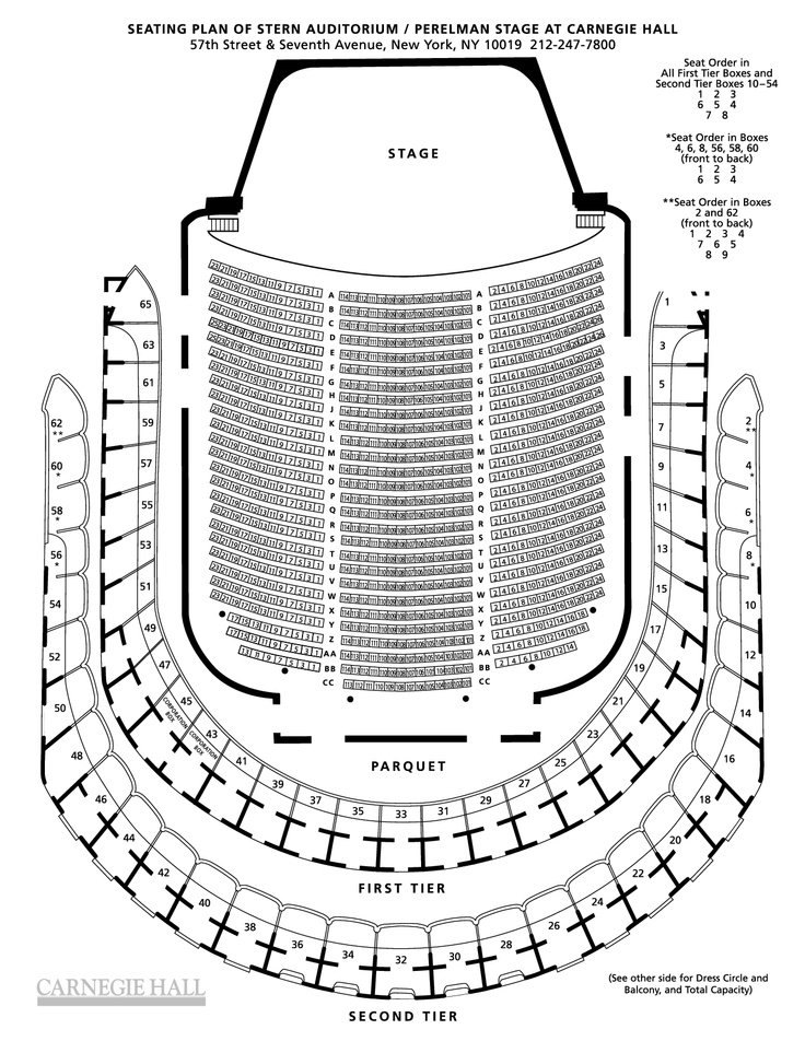 Isaac Stern Carnegie Hall Seating Chart Carnegie Hall Auditorium