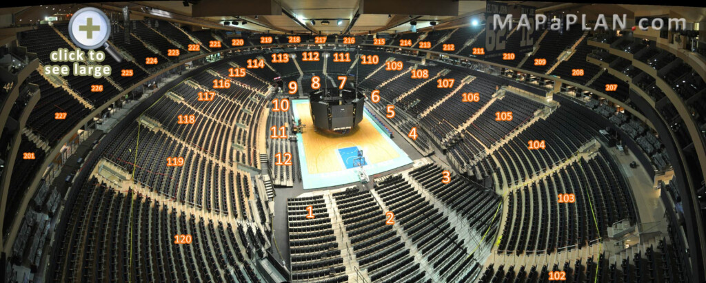 Madison Square Garden Seating Chart Detailed Seat Numbers MapaPlan