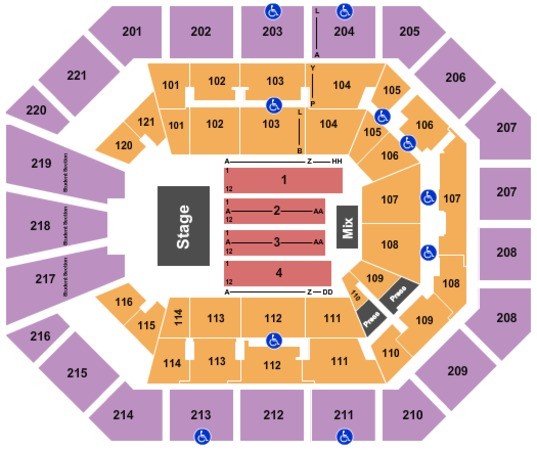 Matthew Knight Arena Tickets In Eugene Oregon Seating Charts Events 