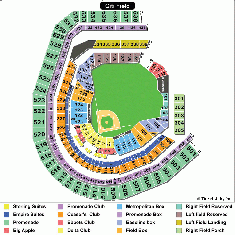 MLB Ballpark Seating Charts Ballparks Of Baseball