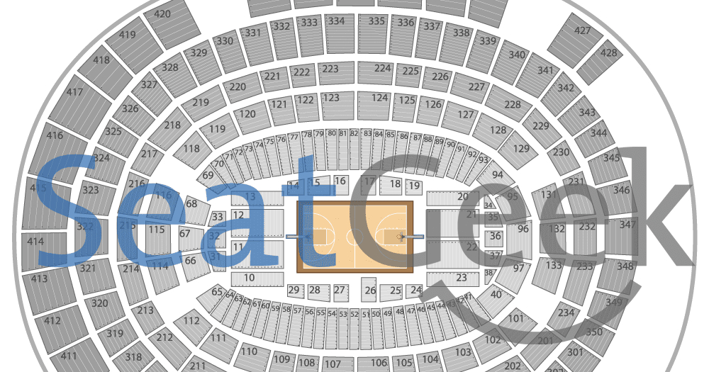 Msg Seating Chart Concert