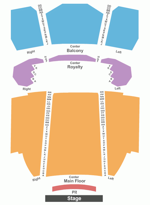 Murat Theatre Seating Chart Maps Indianapolis