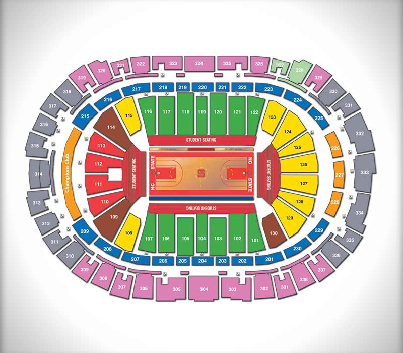 PNC Arena Raleigh NC Seating Chart View