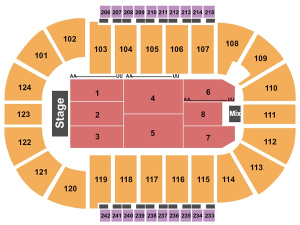 Santander Arena Tickets In Reading Pennsylvania Santander Arena 
