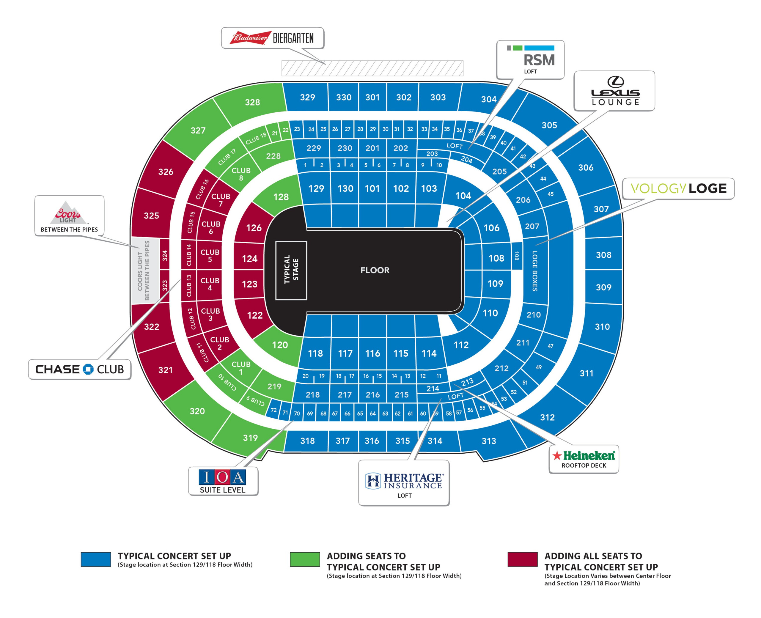 Seating Charts Amalie Arena