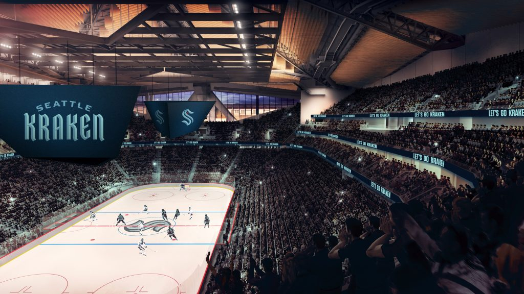 Seattle Kraken Climate Pledge Arena Rendering