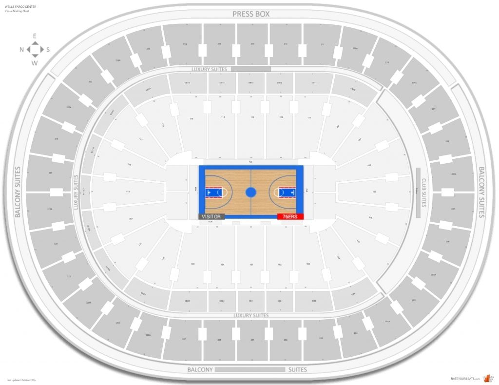 Sixers Seating Chart Wells Fargo Center Seating Charts Wells Fargo