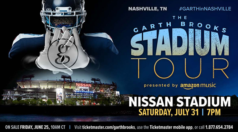 The Garth Brooks Stadium Tour Is Coming To Nashville s Nissan Stadium