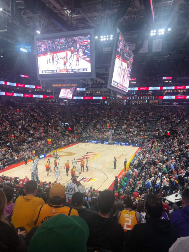 Utah Jazz Seating Chart Vivint Arena Interactive Basketball Seating 
